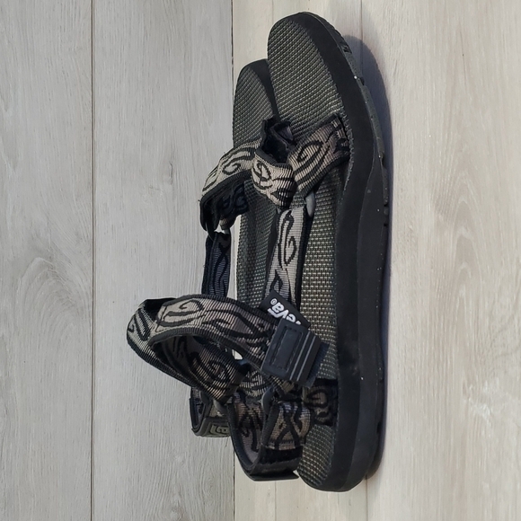 Teva Mens Outdoor Comfort Hook&loop Hiking Sandals Flats shoes sz 9 - Picture 2 of 10